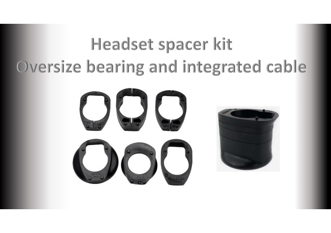 HEADSET SPACER set (full-integrated cable compatible.)